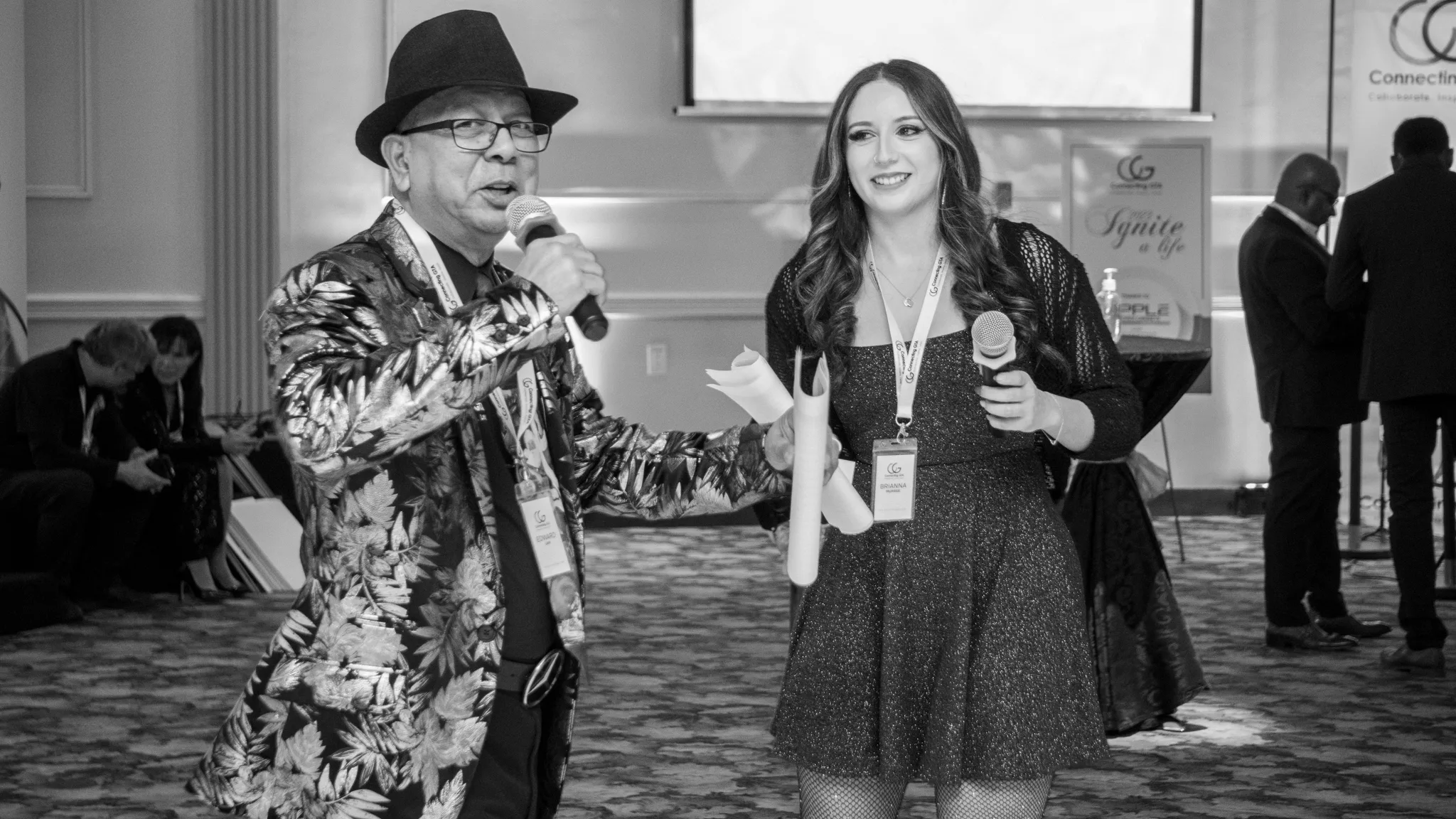 Emcees at Ignite a Life 2023